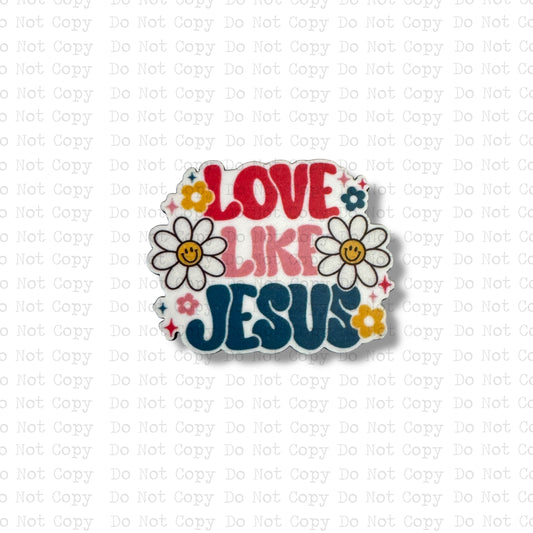 Love Like Jesus Badge Reel Sublimation Blanks | Set of 2