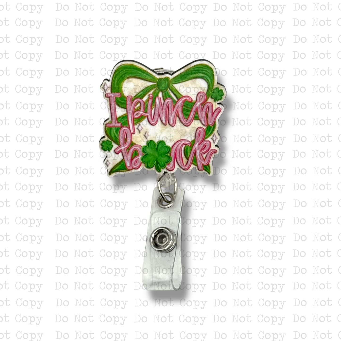 I Pinch Back Badge Reel Sublimation Blanks | Set of 2