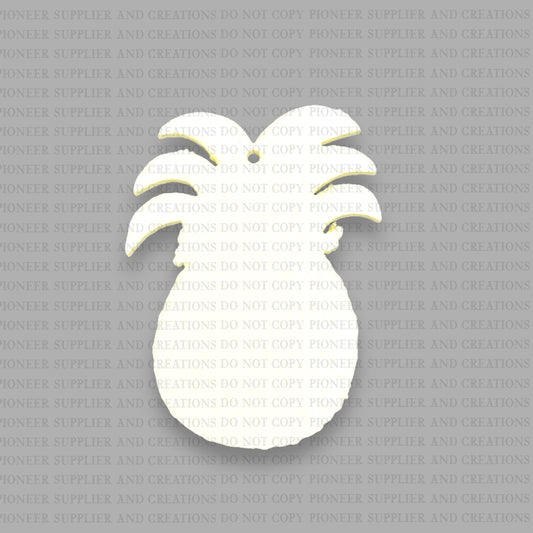 Leopard Pineapple Flower Air Freshener Sublimation Blank