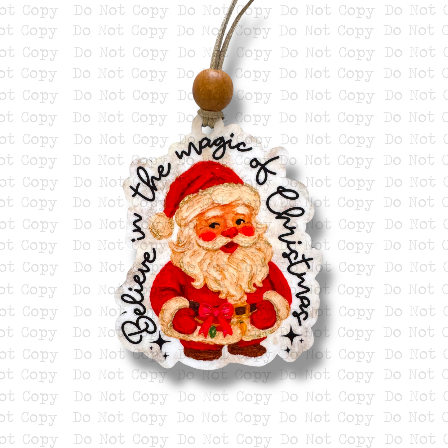 Magic Of Christmas Ornament Sublimation Blank