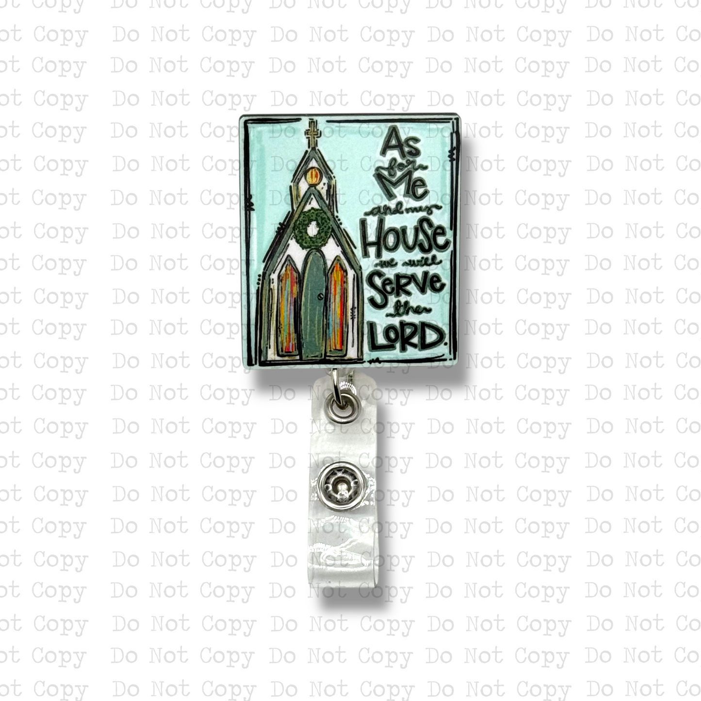 Serve The Lord Badge Button Sublimation Blank | Set of 2 G&M