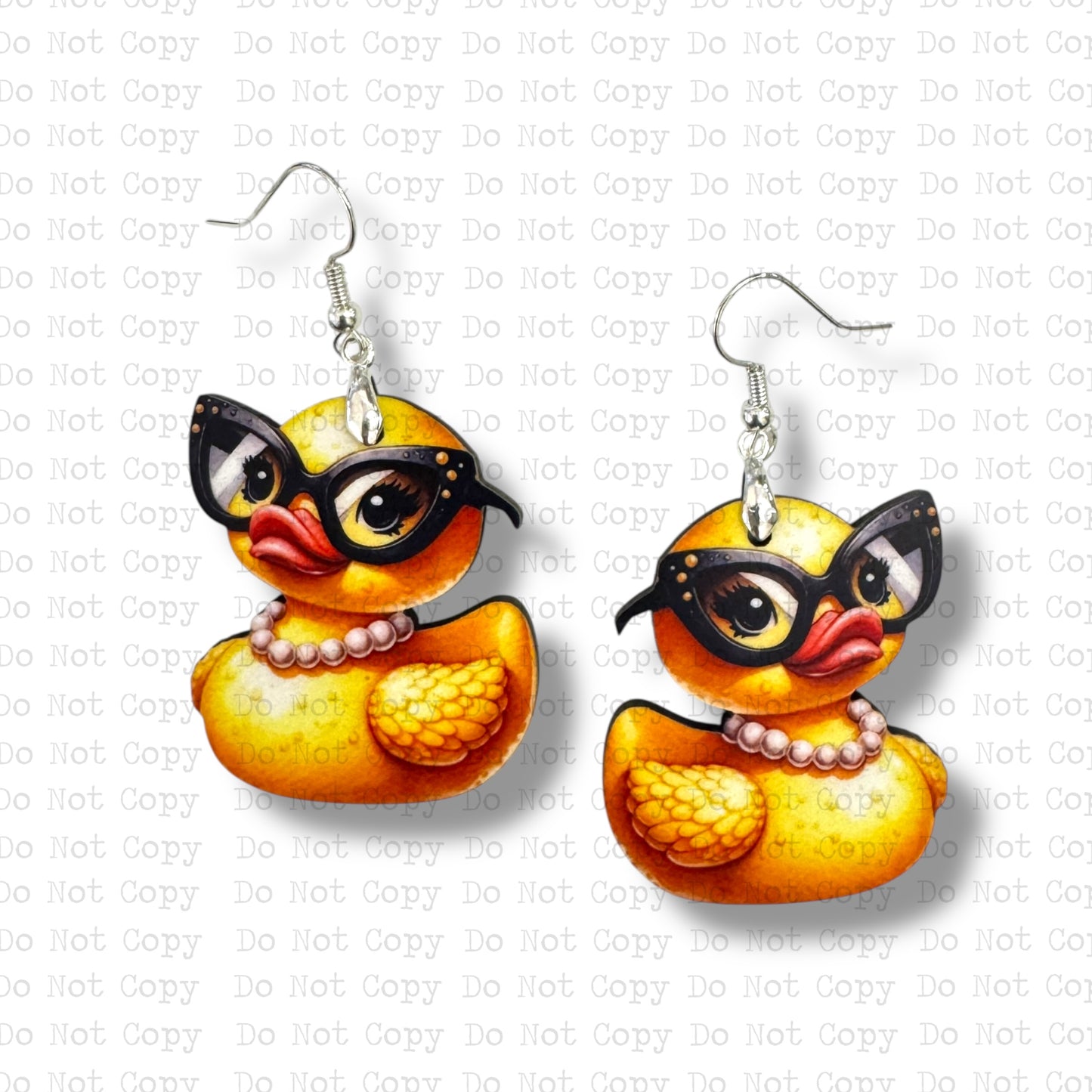 Pearly Duck Earring Sublimation Blank Kit