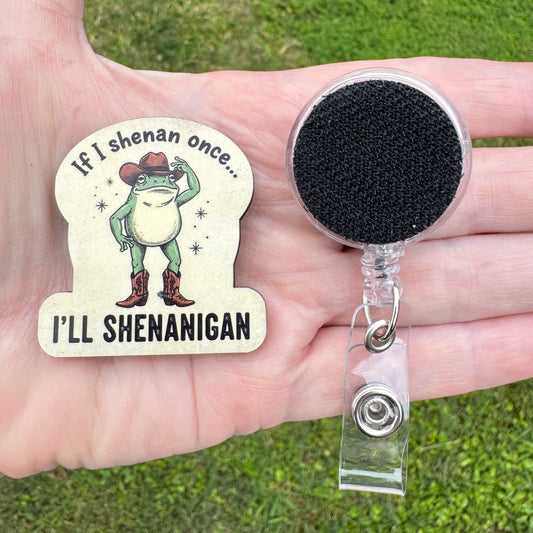 Shenan Once Badge Button Sublimation Blank | Set of 2