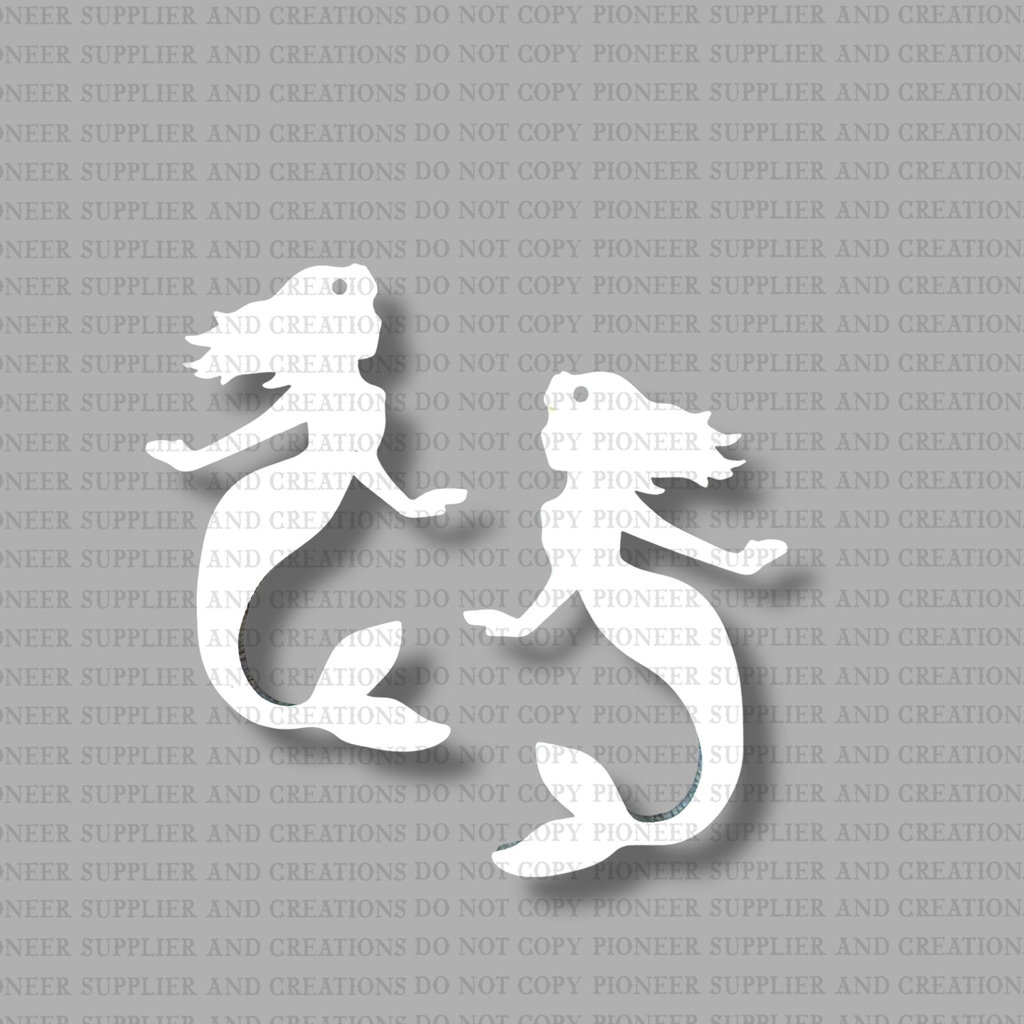 Mermaid Earring Sublimation Blanks