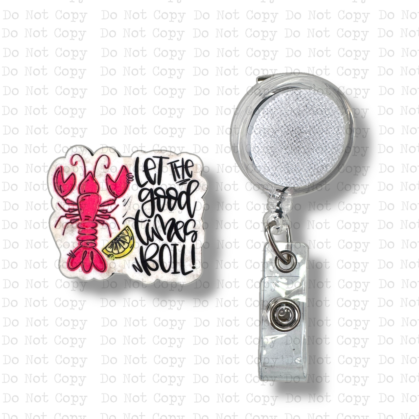 Let The Good Times Boil Badge Button Sublimation Blank | Set of 2 J&CD
