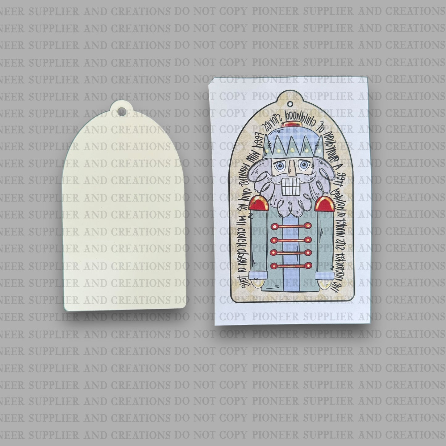 Nutcracker Childhood Stories Ornament Sublimation Blank