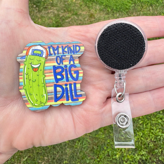 Big Dill Badge Button Sublimation Blank | Set of 2 J&CD