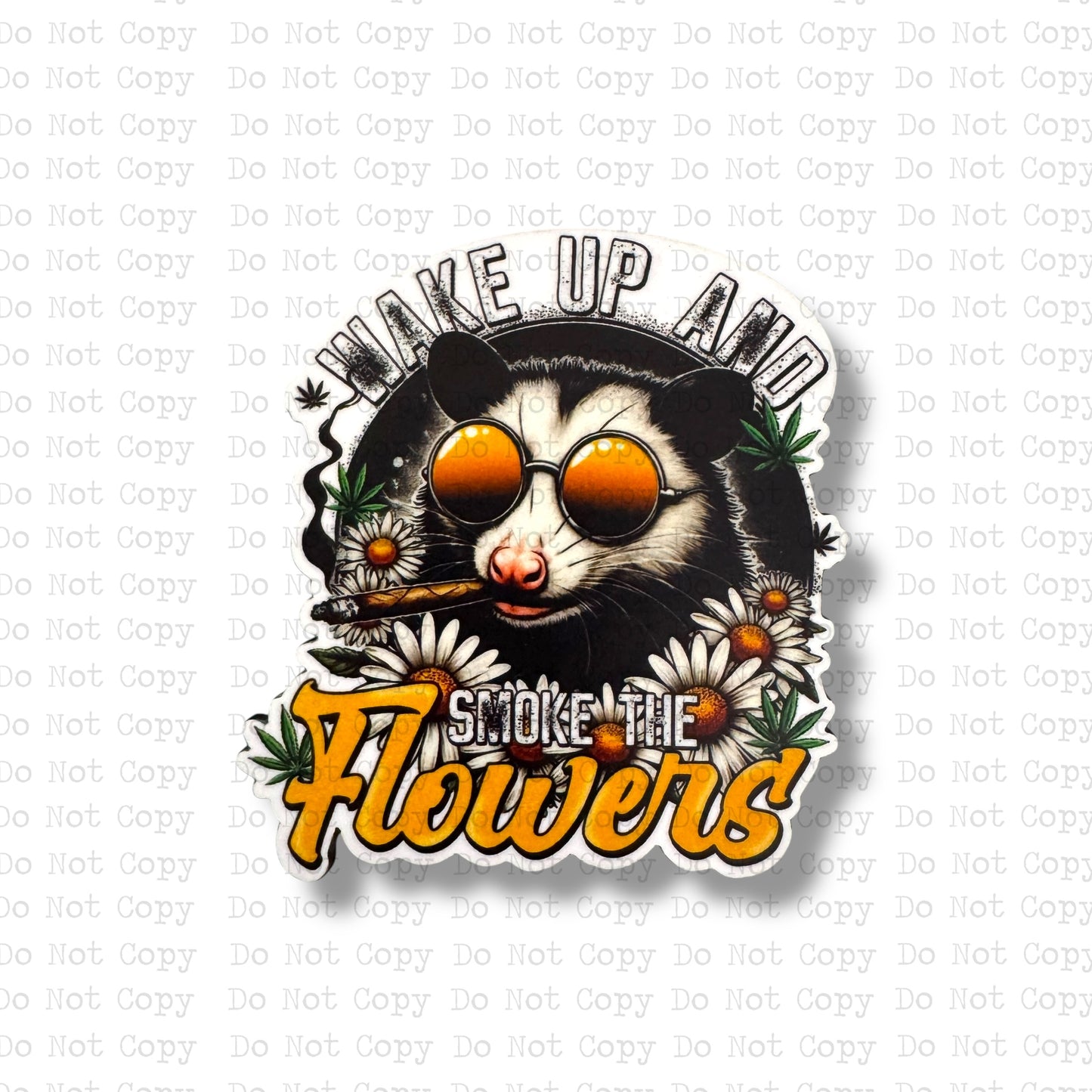 Smoke The Flowers Magnet Sublimation Blank Kit