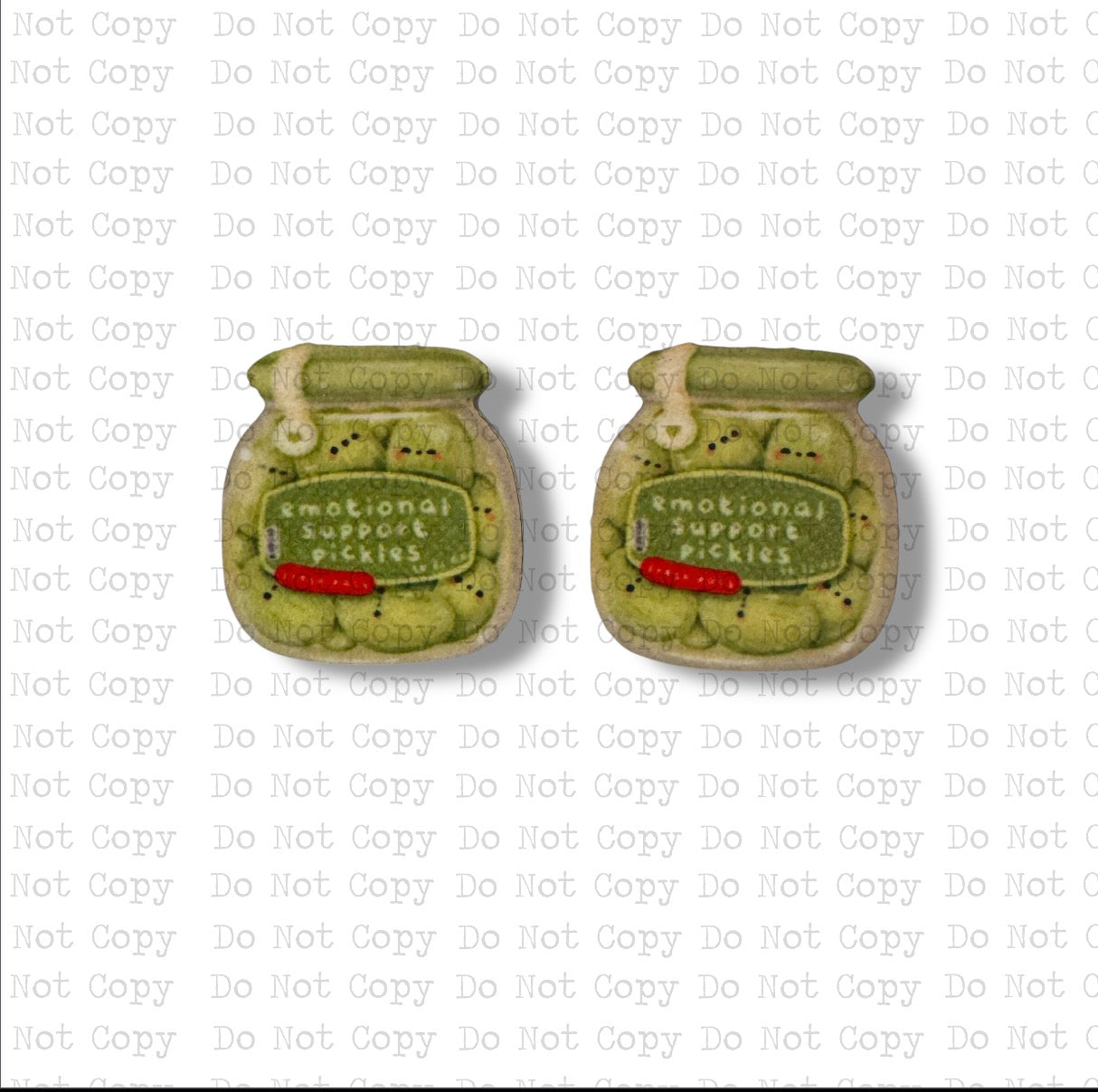 STUD Emotional Support Pickles Sublimation Blanks Kit | 4 PAIR
