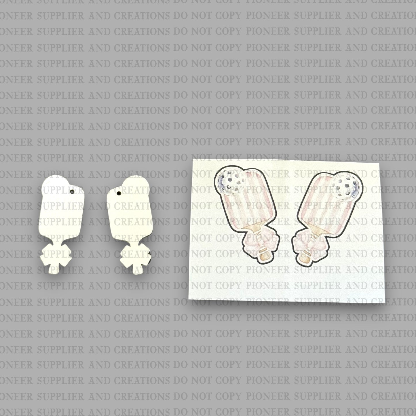 Pickleball Earring Sublimation Blank Kits | Exclusive