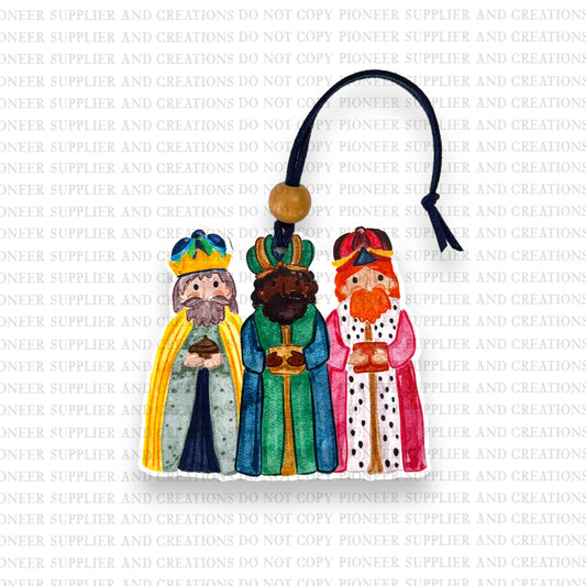 Watercolor Wise Men Ornament Sublimation Blank