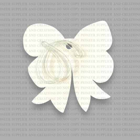 School Spirit Bow Bag Tag Sublimation Blank | ARA