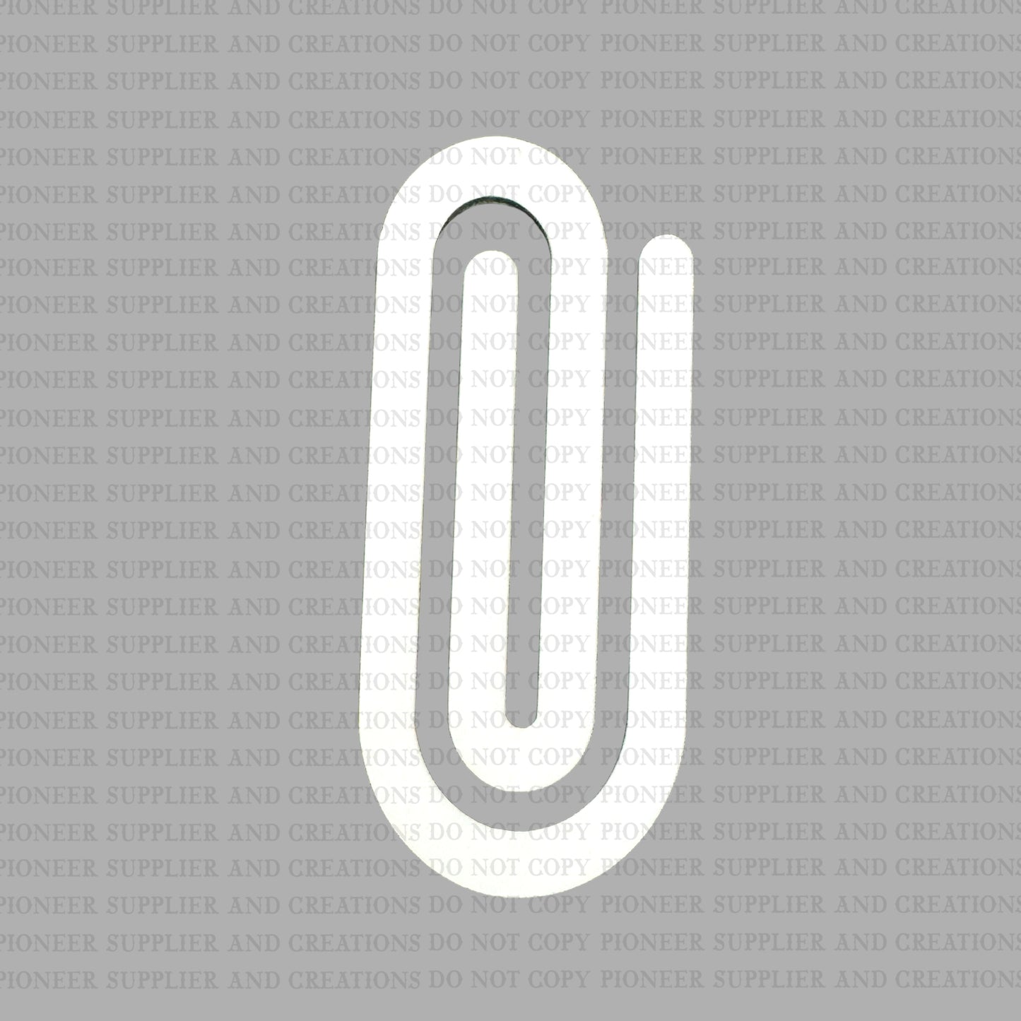 Mega Paperclip Bookmark MDF Sublimation Blank