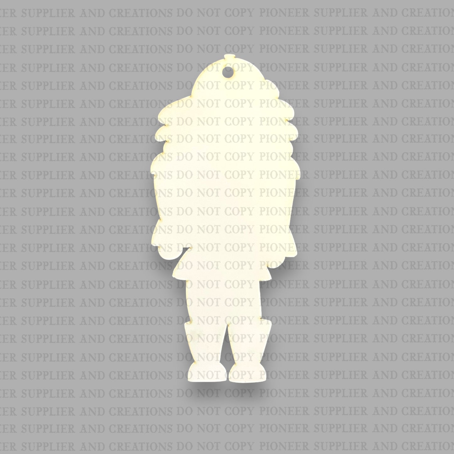 Backwards Hat Nutcracker Ornament Sublimation Blank | Exclusive Alicia Ray Art