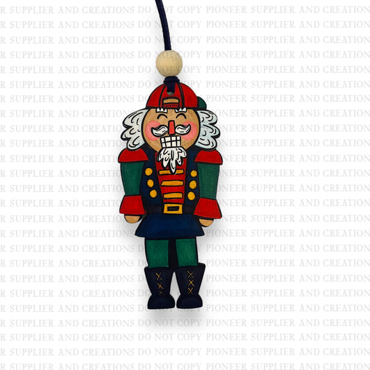 Backwards Hat Nutcracker Ornament Sublimation Blank | Exclusive Alicia Ray Art