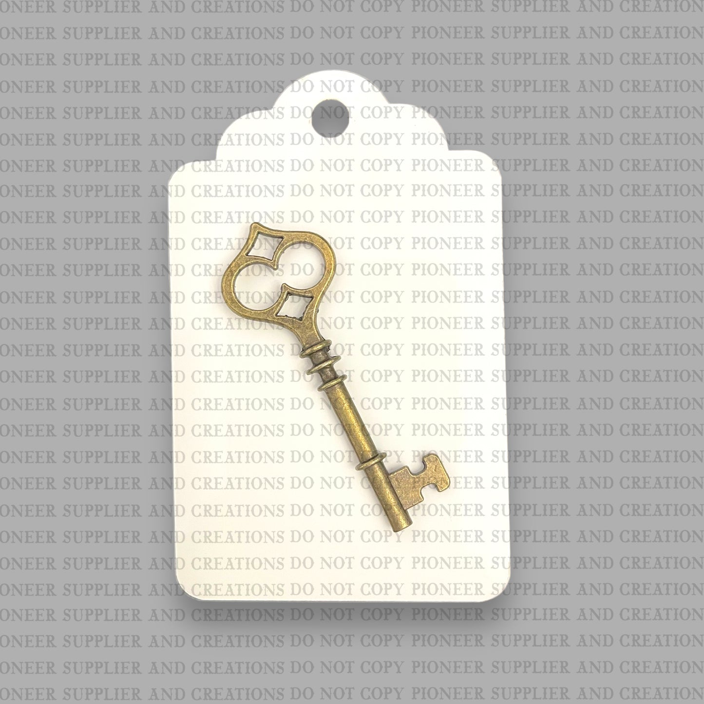 Santa Key Tag Ornament Sublimation Blank