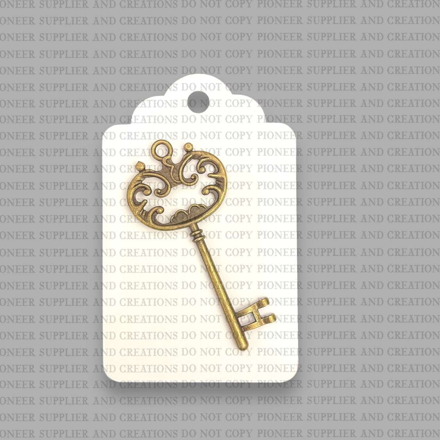 Santa Key Tag Ornament Sublimation Blank