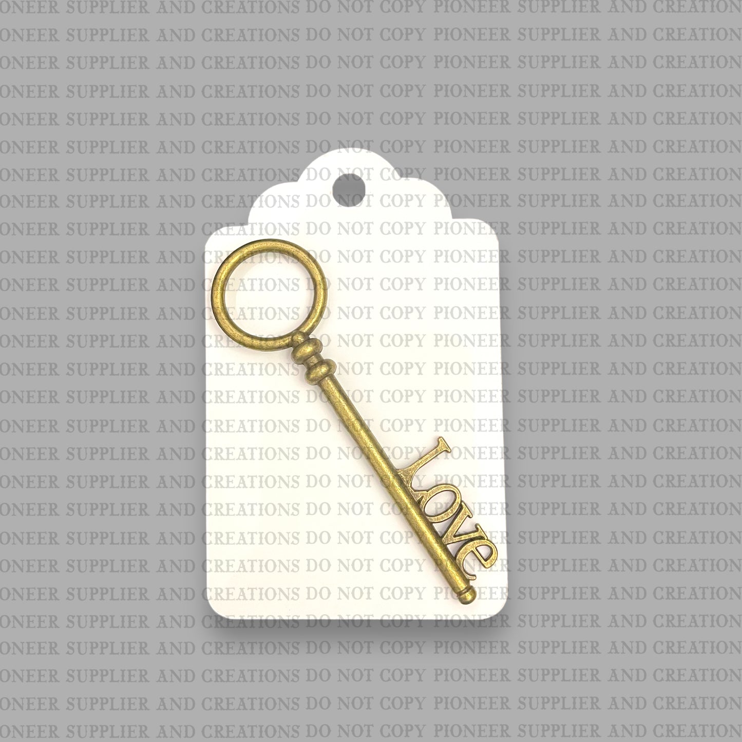 Santa Key Tag Ornament Sublimation Blank