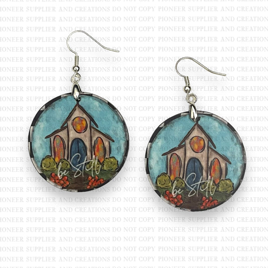 Be Still Church Earring Sublimation Blank Kit | Exclusive