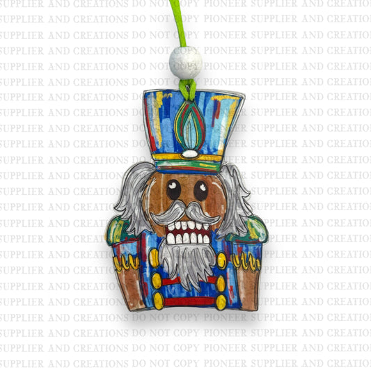 Textured Nutcracker Ornament Sublimation Blank