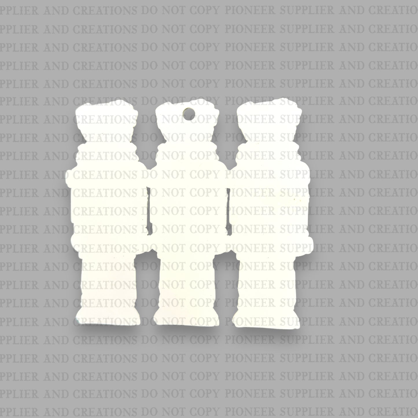 Nutcracker Trio Ornament Sublimation Blank | Exclusive Graphx & More