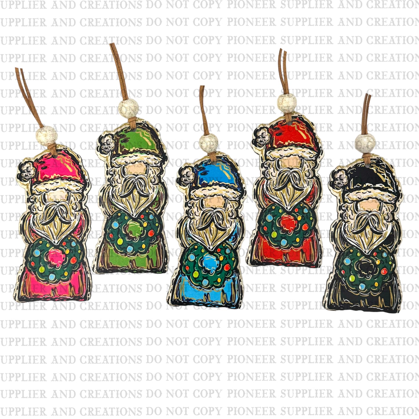 Old World Santa Ornament Sublimation Blank | Exclusive Graphx & More