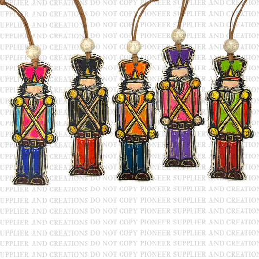 Hand Drawn Nutcracker Ornament Sublimation Blank | Exclusive Graphx & More
