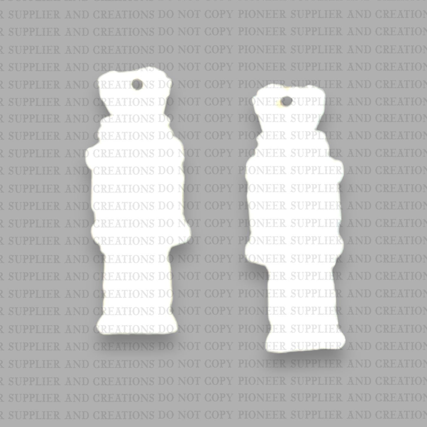 Hand Drawn Nutcracker Earring Sublimation Blanks | Exclusive Graphx & More