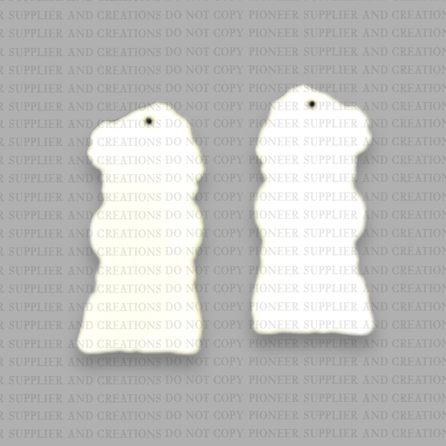 Old World Santa Earring Sublimation Blanks | Exclusive Graphx & More