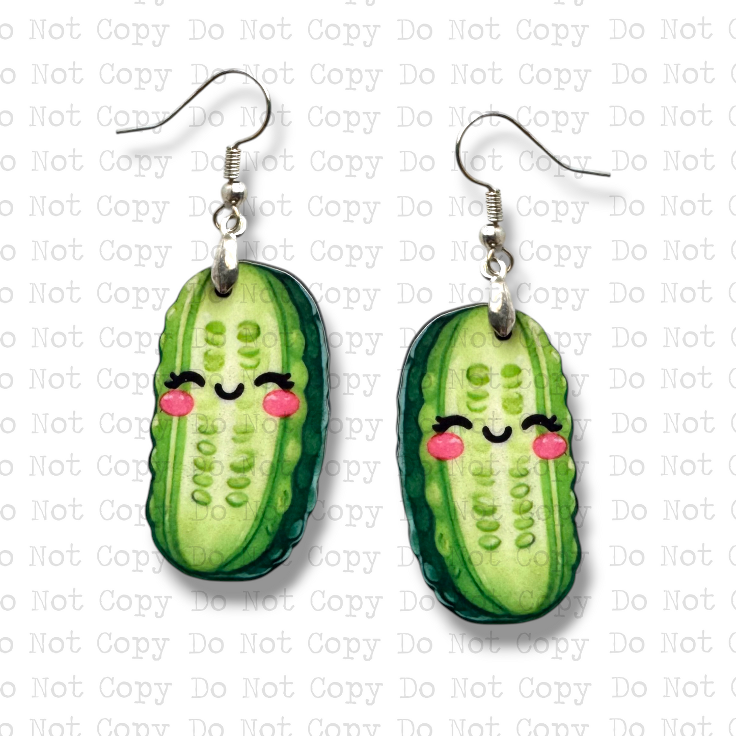 Happy Pickle Earring Sublimation Blank Kit