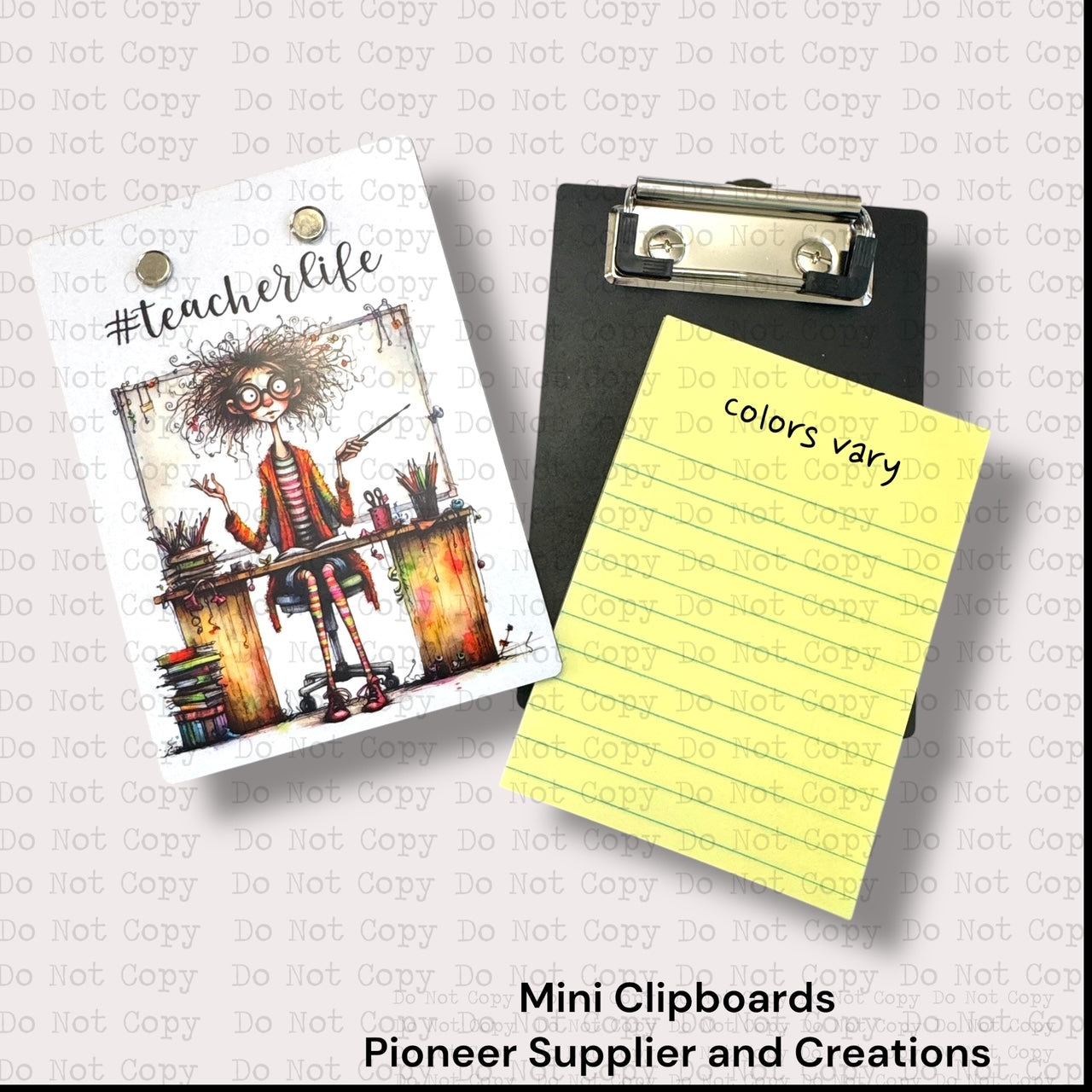 Teacher Life Clipboard Sublimation Blank Kit