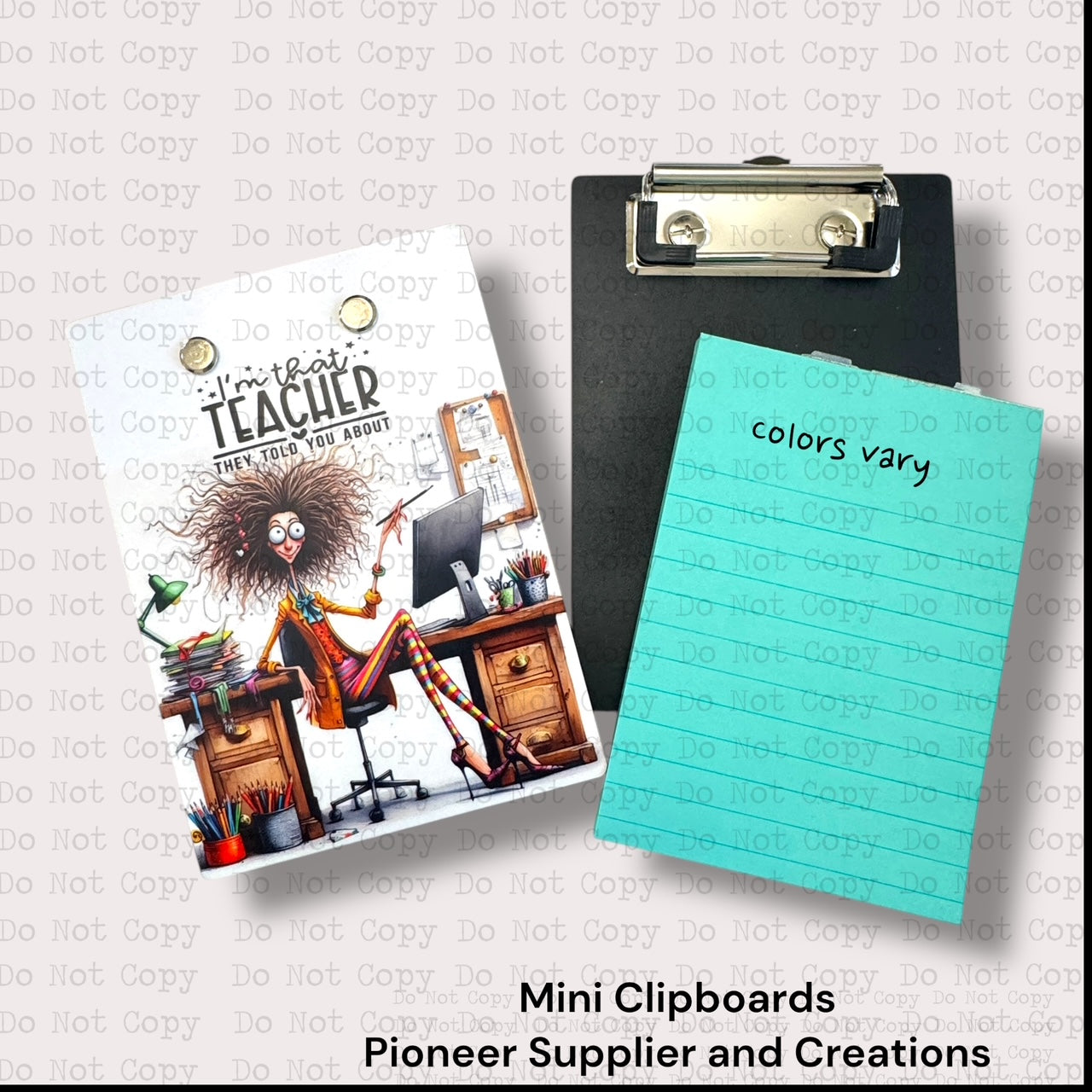 I'm That Teacher Clipboard Sublimation Blank Kit