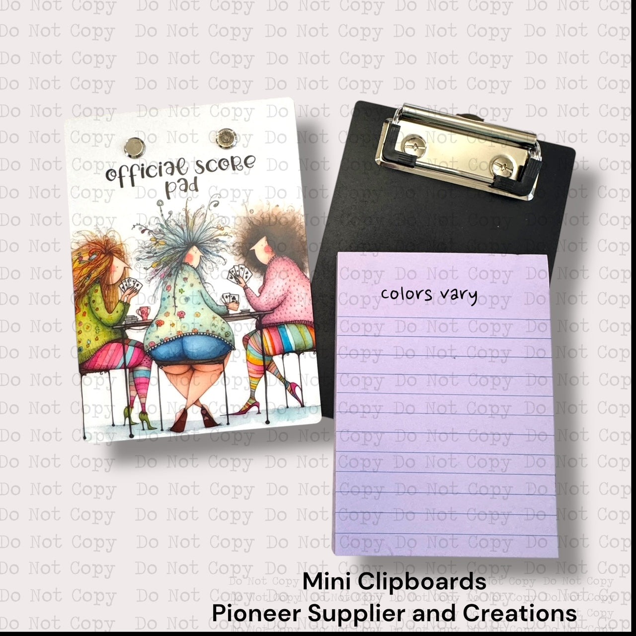 Official Score Pad Clipboard Sublimation Blank Kit