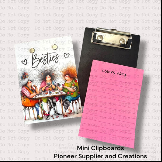 Besties Mini Clipboard Sublimation Blank Kit