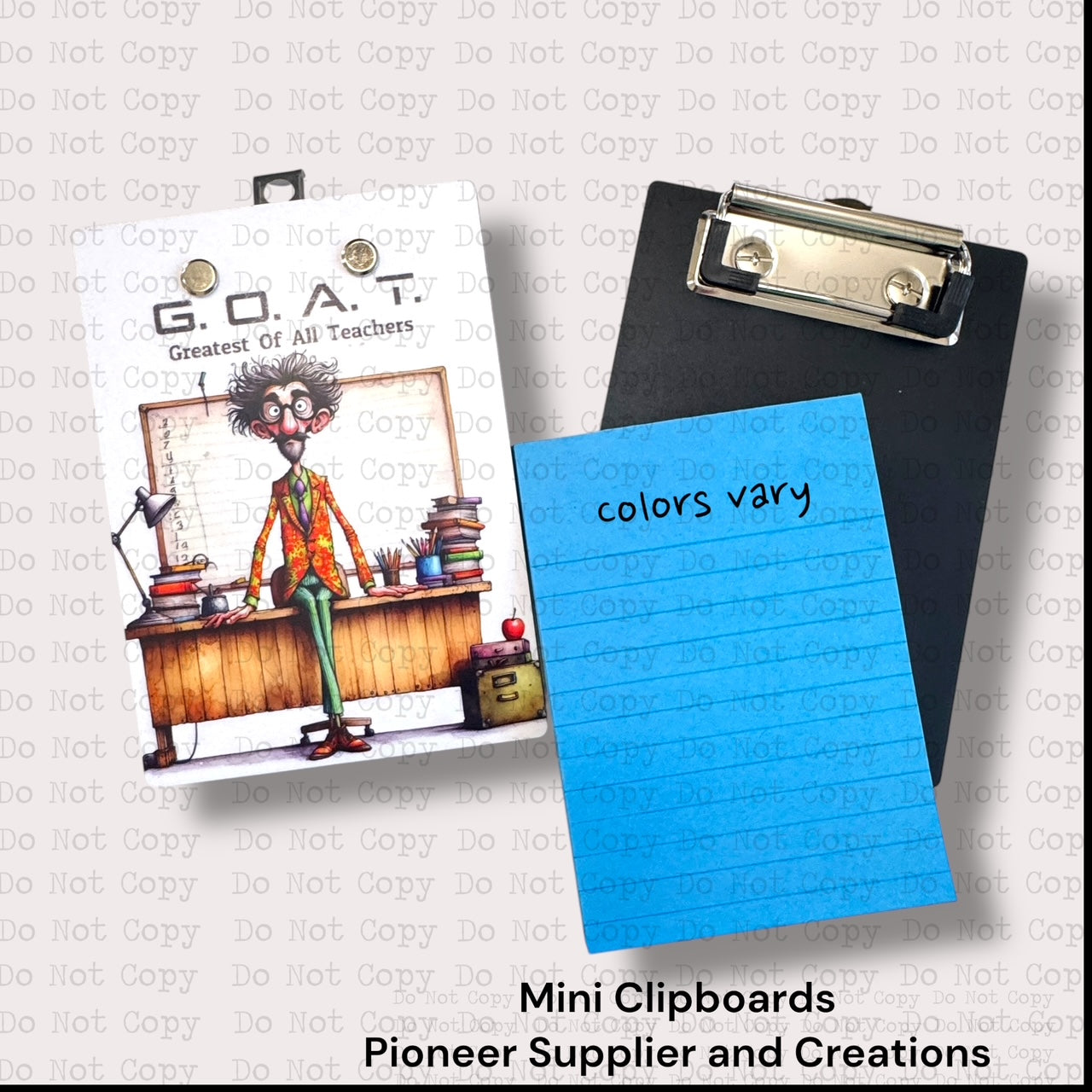 G.O.A.T. Mini Clipboard Sublimation Blank Kit