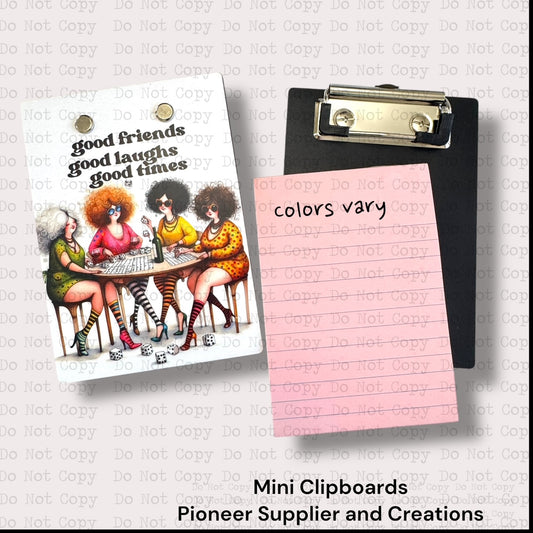 Good Friends Good Times Mini Clipboard Sublimation Blank Kit