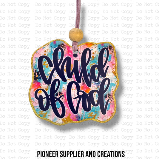 Child of God Car Charm Sublimation Blank