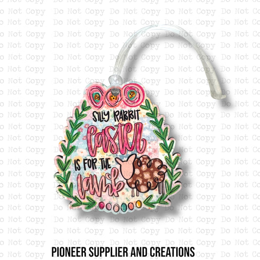 Silly Rabbit Bag Tag Sublimation Blanks | Exclusive SPS