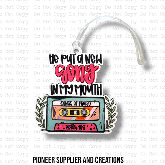 A New Song Bag Tag Sublimation Blanks | Exclusive SPS