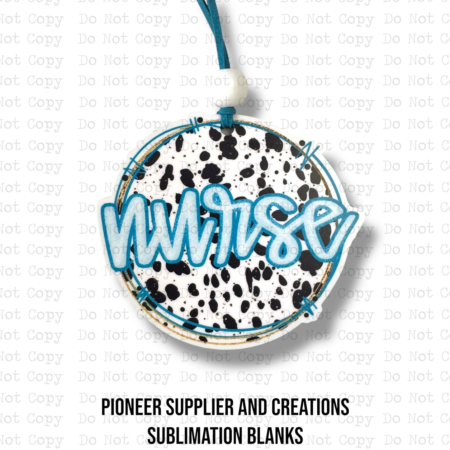 Nurse Dots Car Charm Sublimation Blank | The Craft Corner