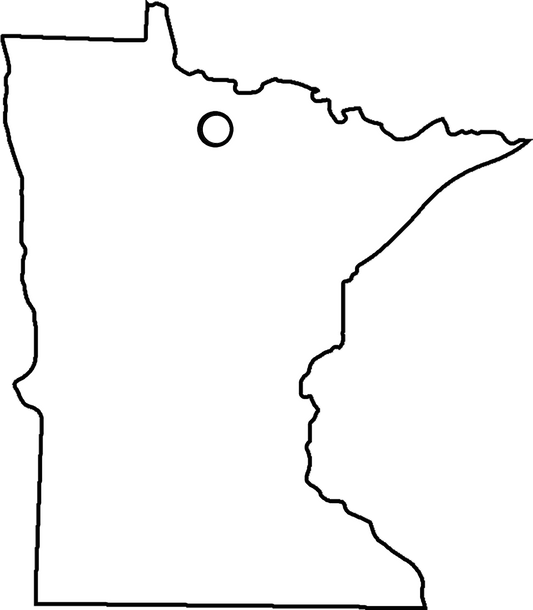 Minnesota Ornament Sublimation Blank