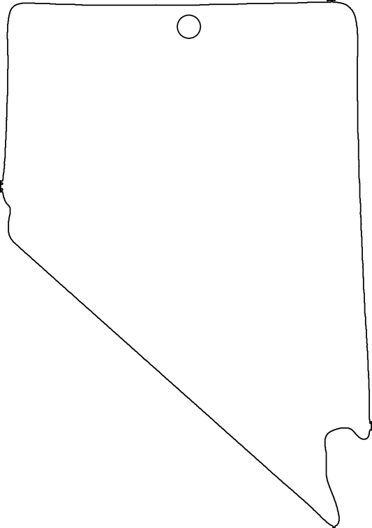 Nevada Ornament Sublimation Blank