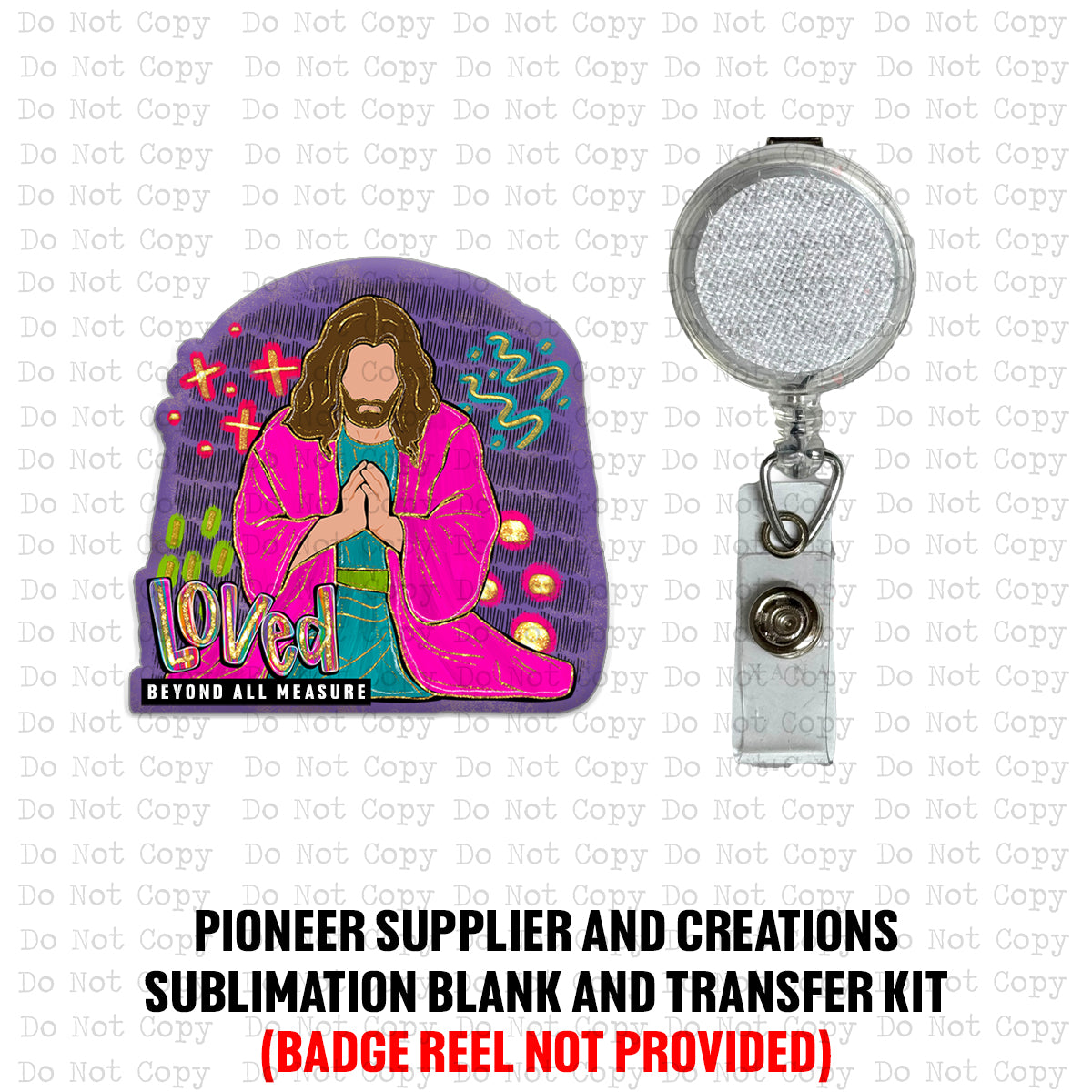 Loved Beyond Measure Badge Button Sublimation | Set of 2 Blank