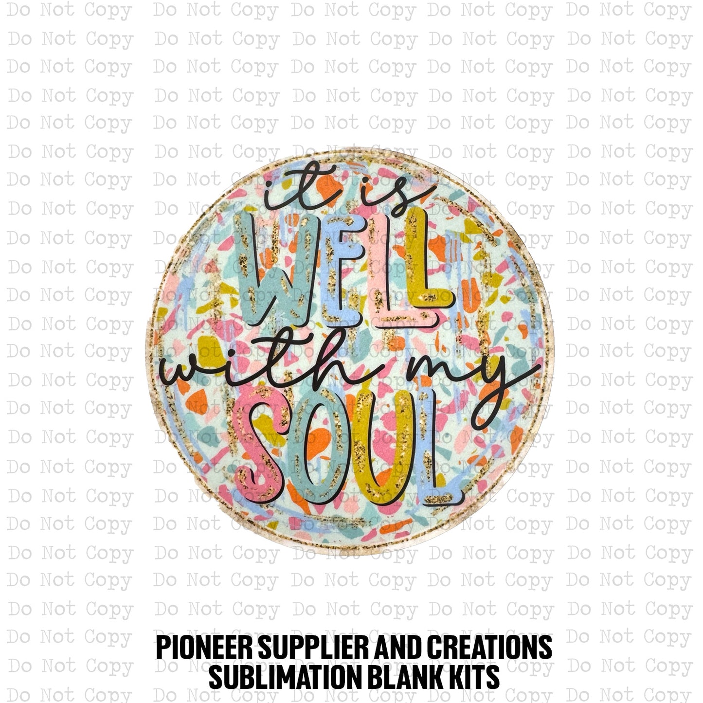 Well With My Soul Magnet Sublimation Blank Kit