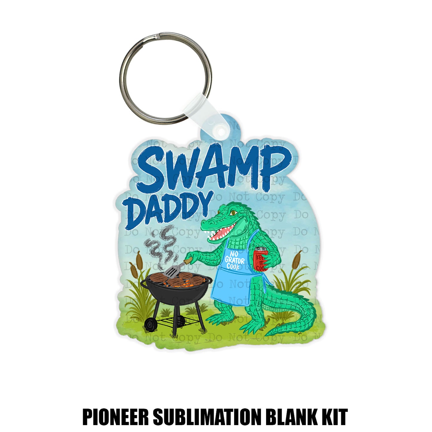 Swamp Daddy Keychain Sublimation Blank Kit | TCC