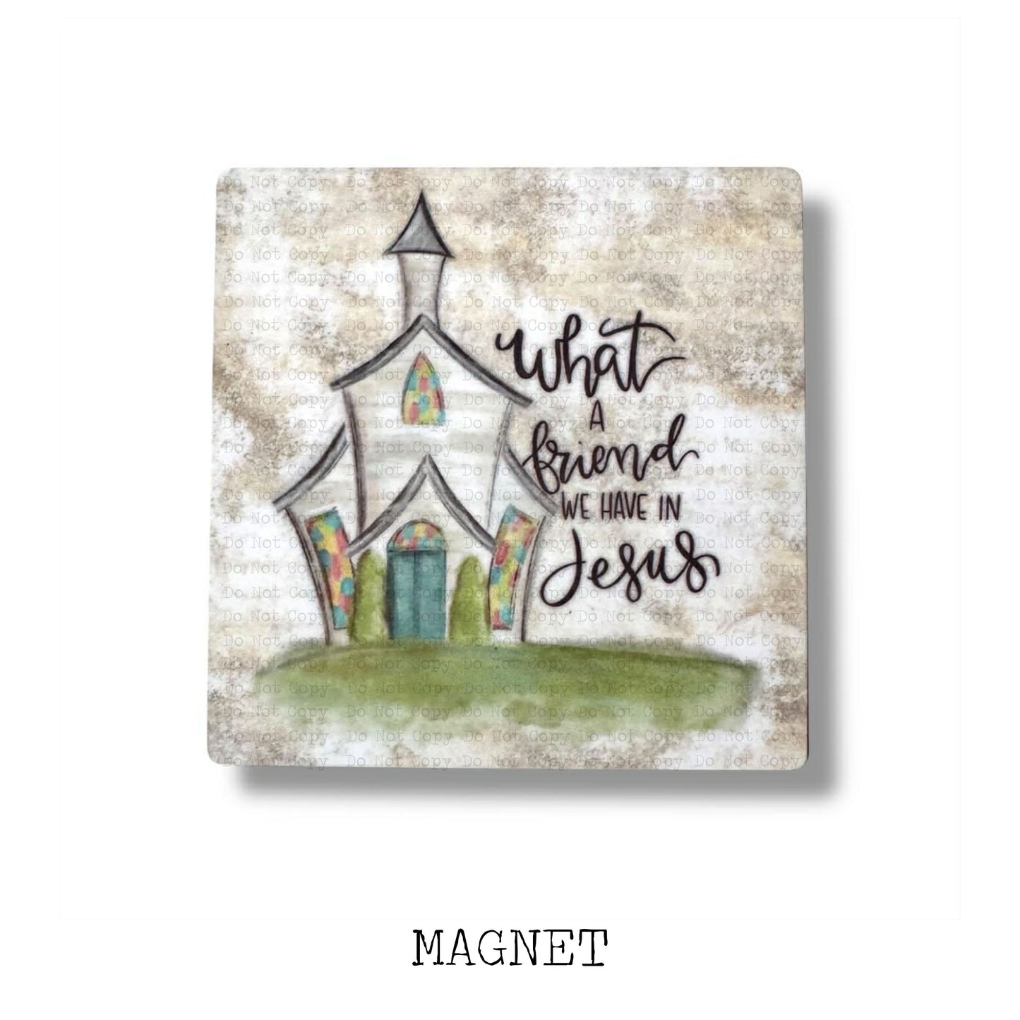 Friend In Jesus Magnet Sublimation Blank Kit | AED