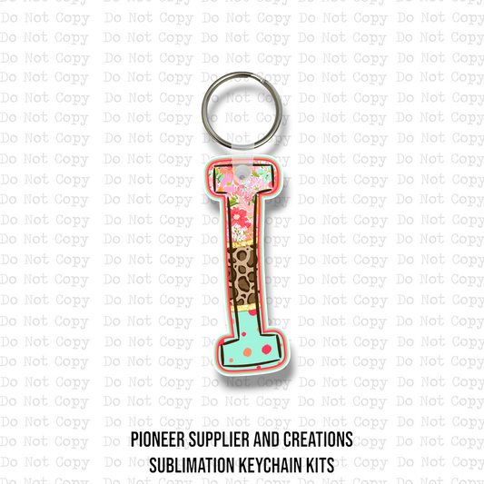 Blooming Safari I Keychain Sublimation Blank Kit