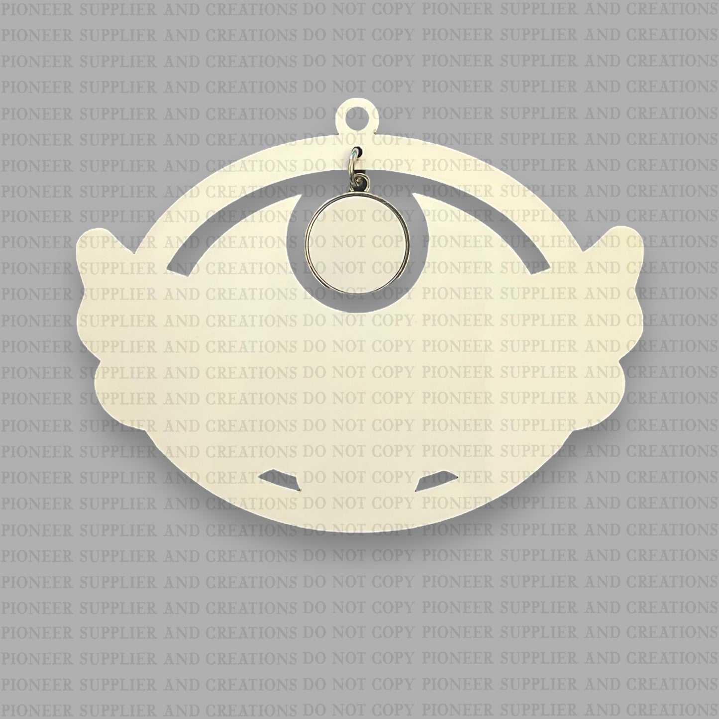 Winged Penny Angel Ornament Sublimation Blank | Tina Braddock
