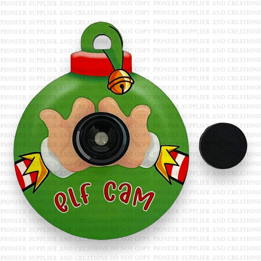Christmas Ball Cam Ornament Sublimation Blank