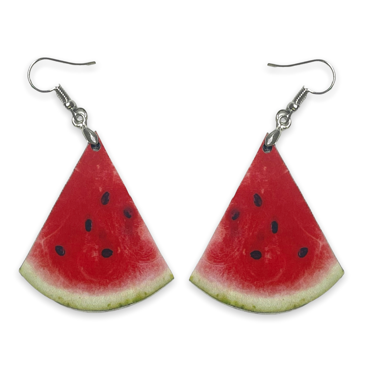 Red Watermelon Slice Earring Sublimation Blanks